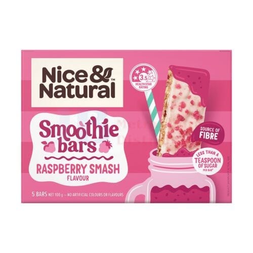 Nice & Natural Smoothie Bars Raspberry Smash 100g