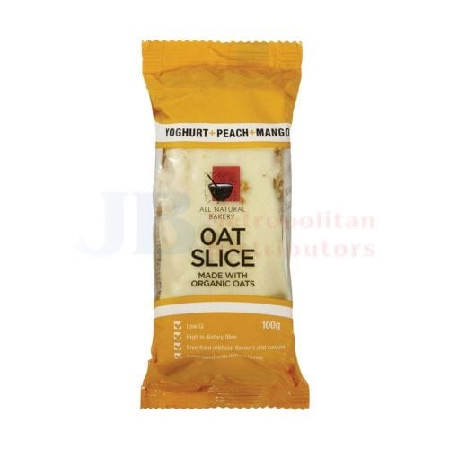 Oat Slice Yoghurt Peach Mango 100g
