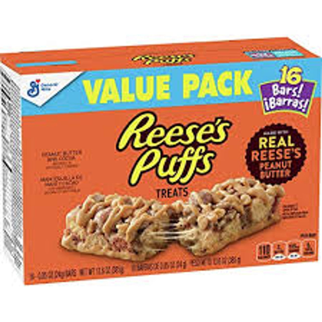 Reeses Puffs Individual Reeses Puffs Treats (16 x 24g bars in a box) TPFS10969 16000146464